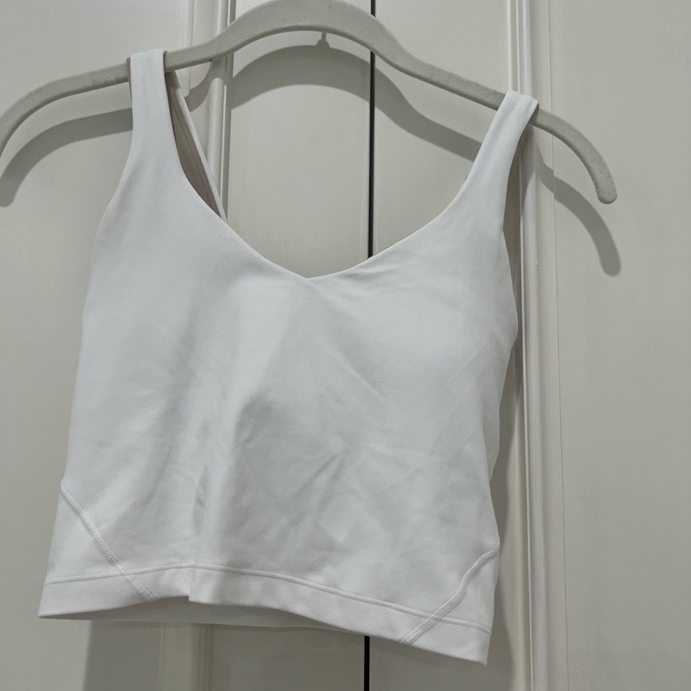 Lululemon white align white tank top